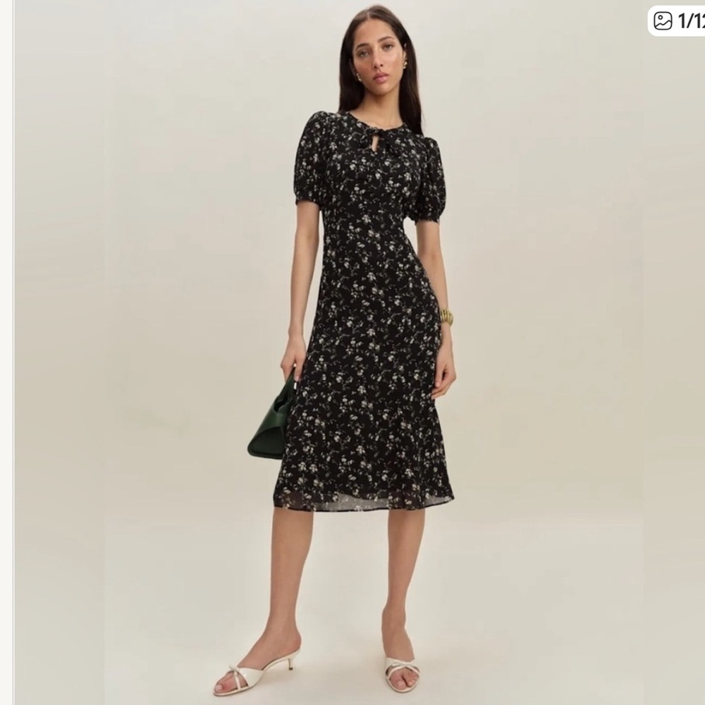 Reformation Delia Dress in Lucien. Brand NWT tags,  never worn.